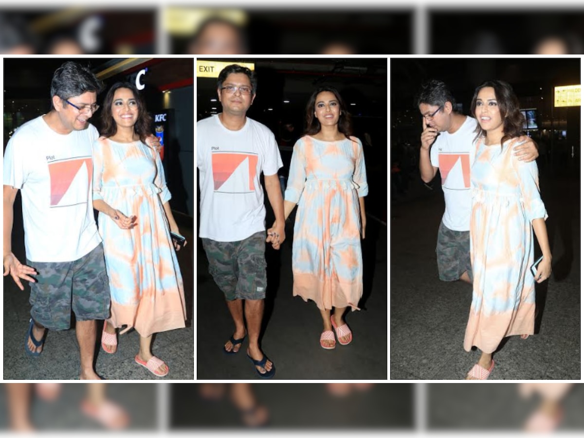 See pics: Swara Bhasker makes a rare appearance with boyfriend Himanshu Sharma