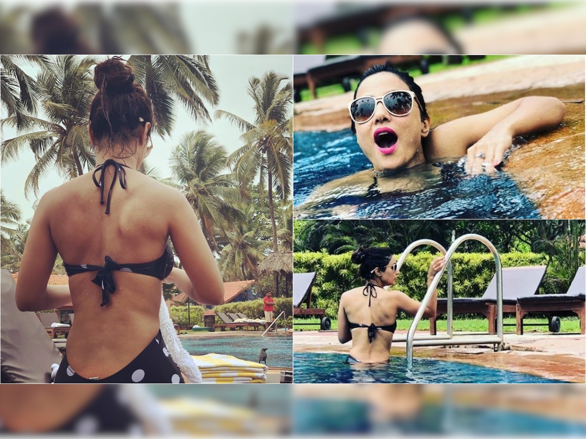 Hina Khan teases fans with bikini pics while she enjoys Goan vacation with beau Rocky Jaiswal 