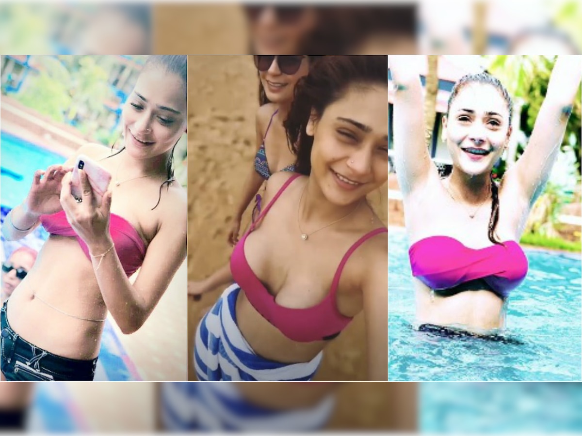 1200px x 900px - In Pics: After her nude bathtub video scandal, ex Bigg Boss contestant Sara  Khan turns up the heat in a bikini