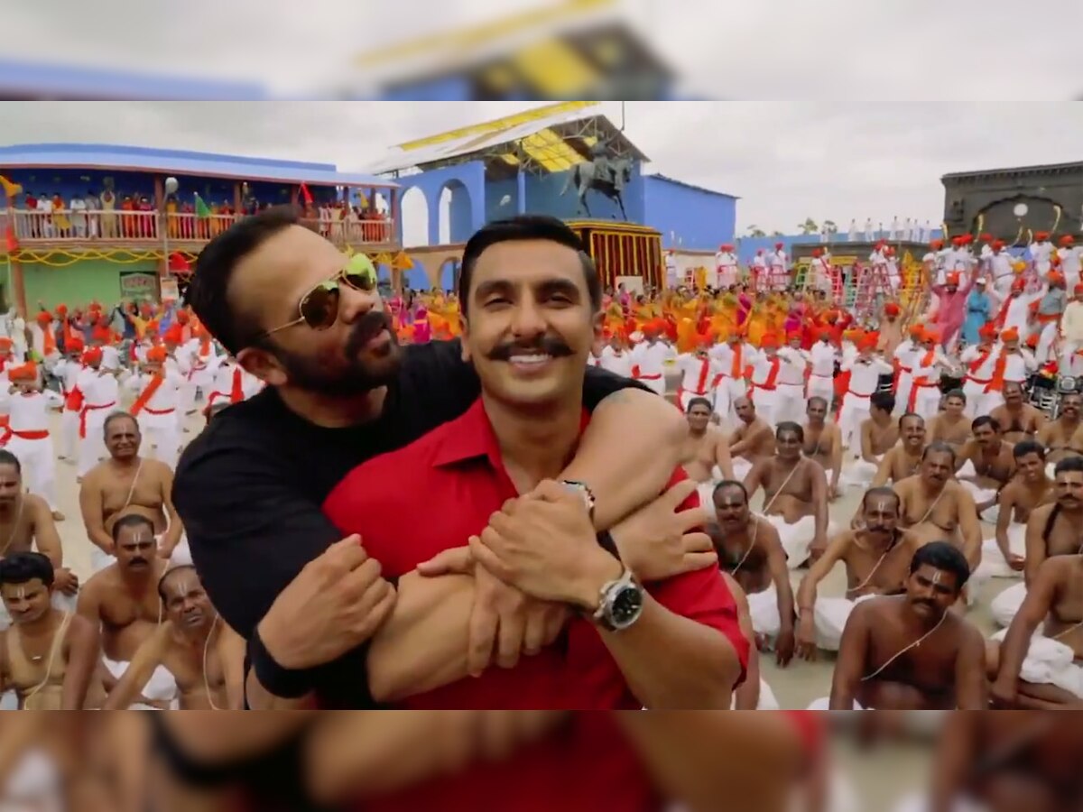 Ranveer Singh gives glimpse of 'biggest song of his career' on sets of 'Simmba' - watch video