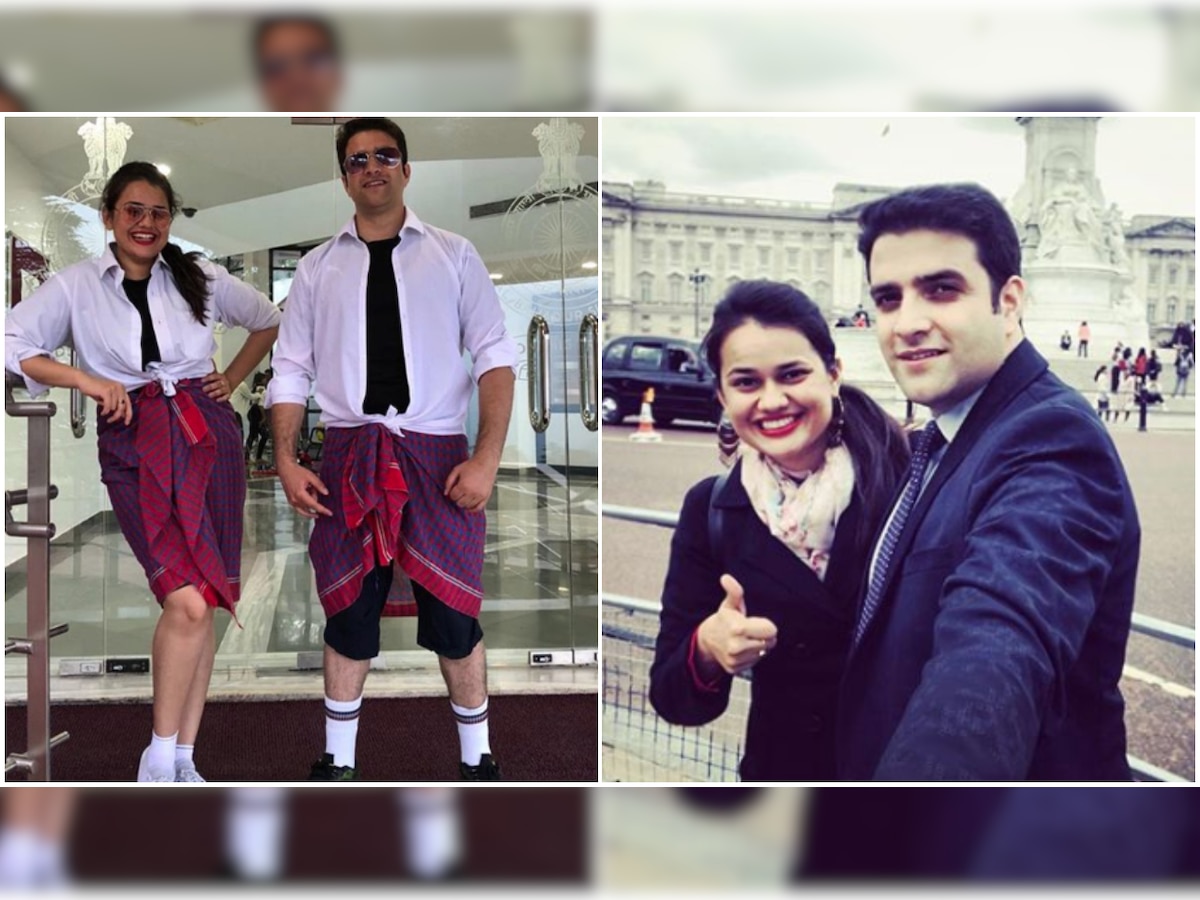 IAS topper Tina Dabi's 'lungi' dance with hubby Athar Khan is giving us couple goals: Videos and pics inside 