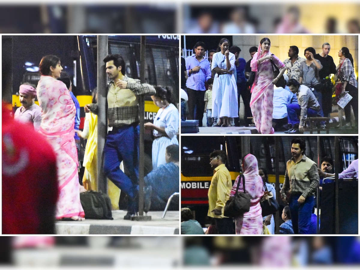 In pics: Anushka Sharma and Varun Dhawan shoot last leg of 'Sui Dhaaga' on streets of Mumbai