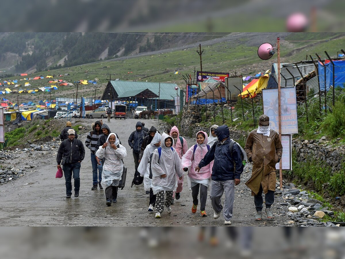 Flood alert in J&K as Jhelum river crossed danger mark; Amarnath Yatra resumes amid rains