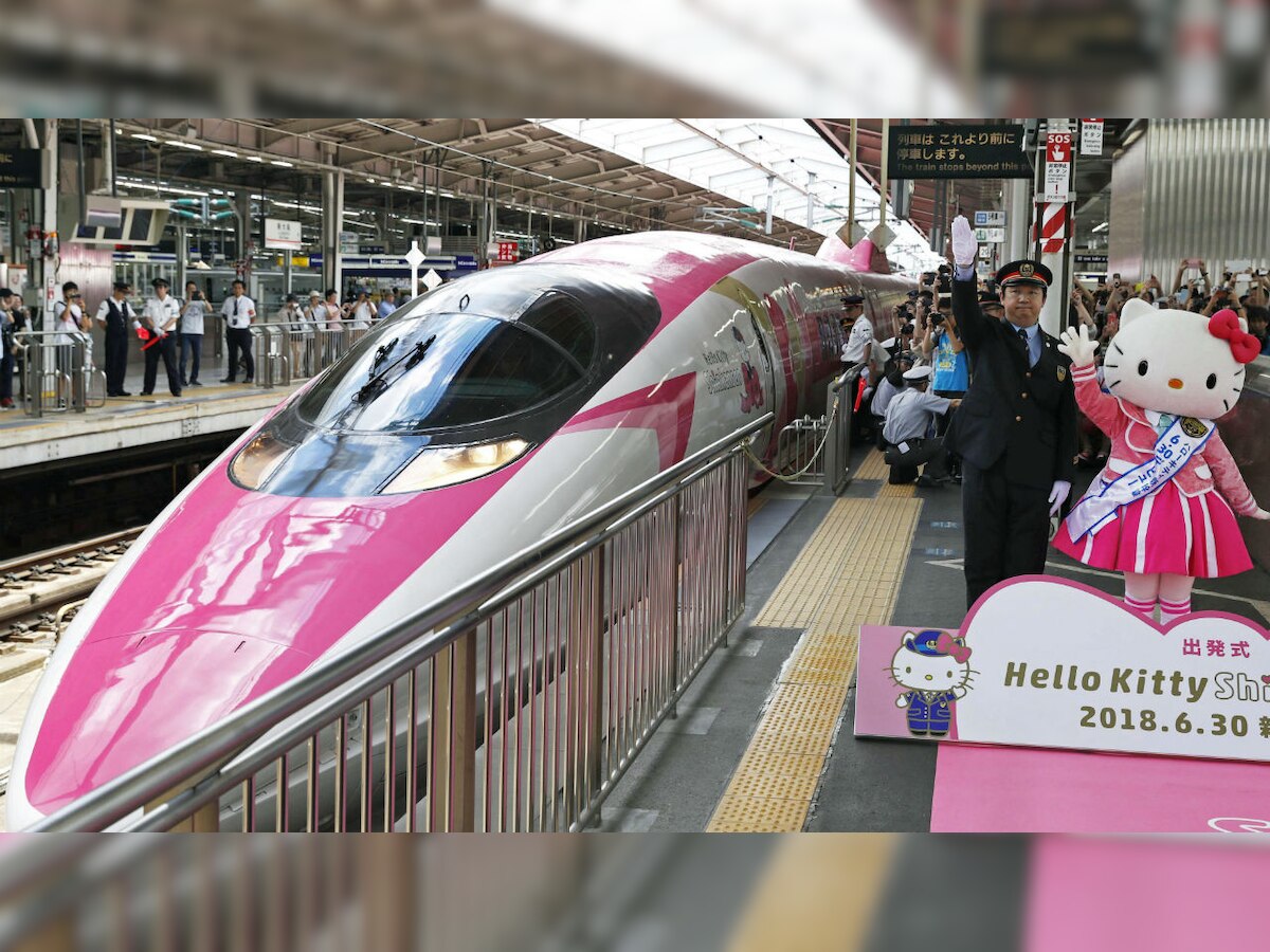 Cuteness on track: Hello Kitty bullet train launched in Japan's Osaka