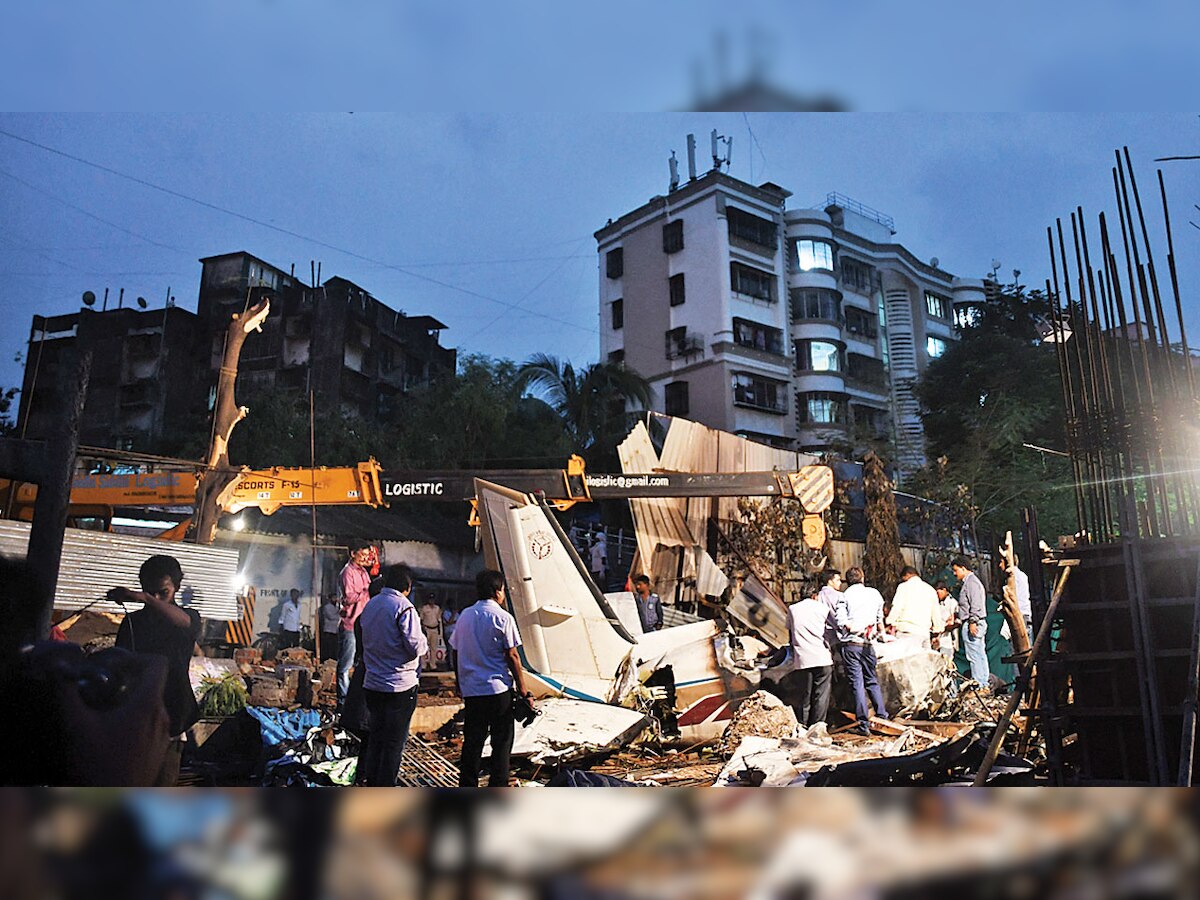 Ghatkopar Plane Crash: Contractor of under-construction site suffers damage worth Rs 50 lakh