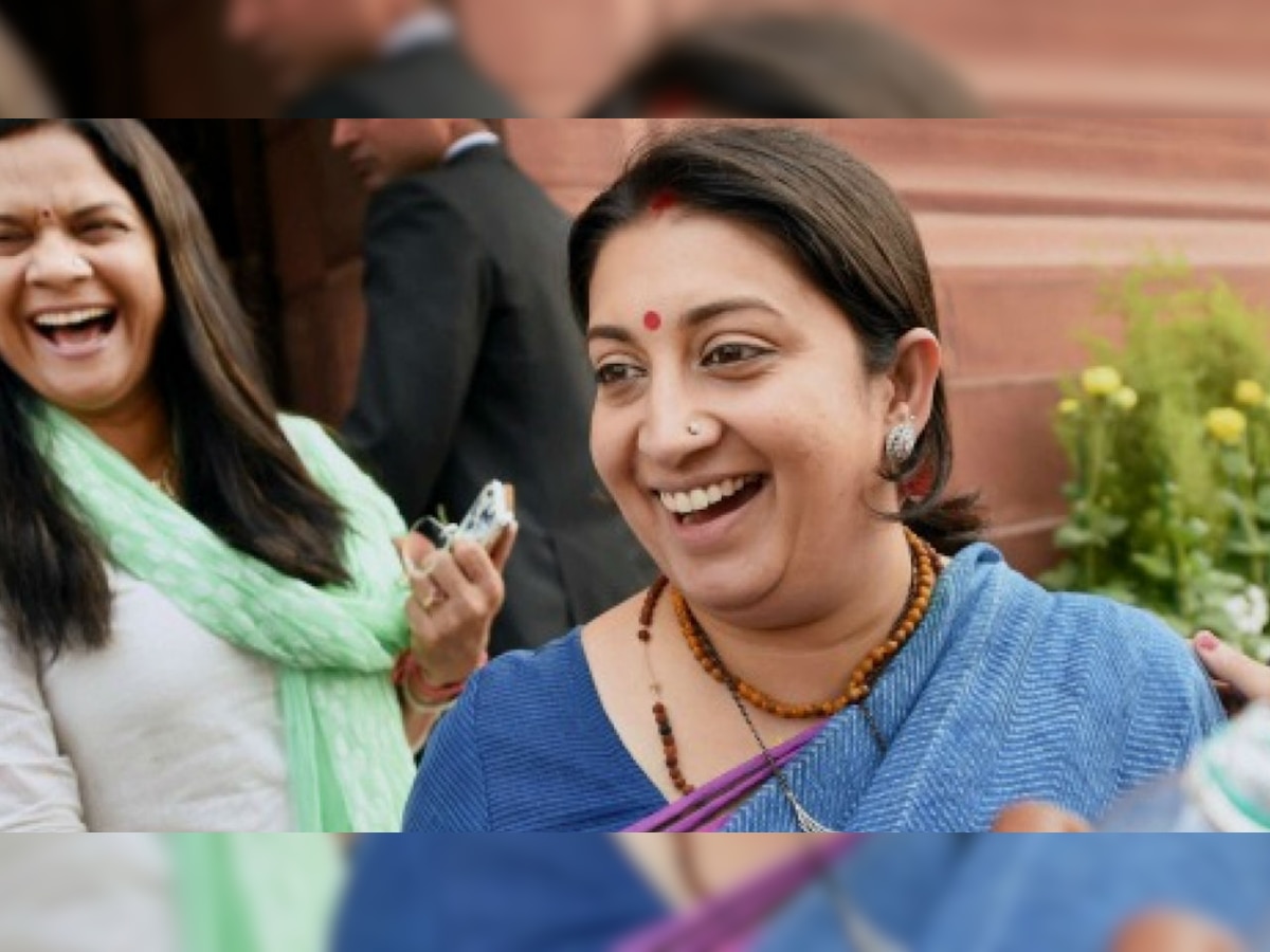 Smriti Irani's hilarious caption on hubby Zubin Irani and Shah Rukh Khan's picture will just make your day