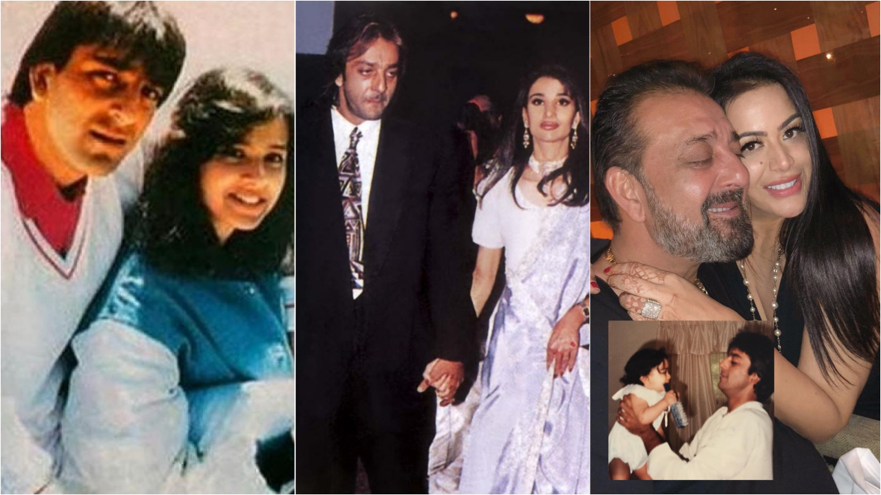 All you need to know about Sanjay Dutt`s first two wives Richa, Rhea and daughter Trishala