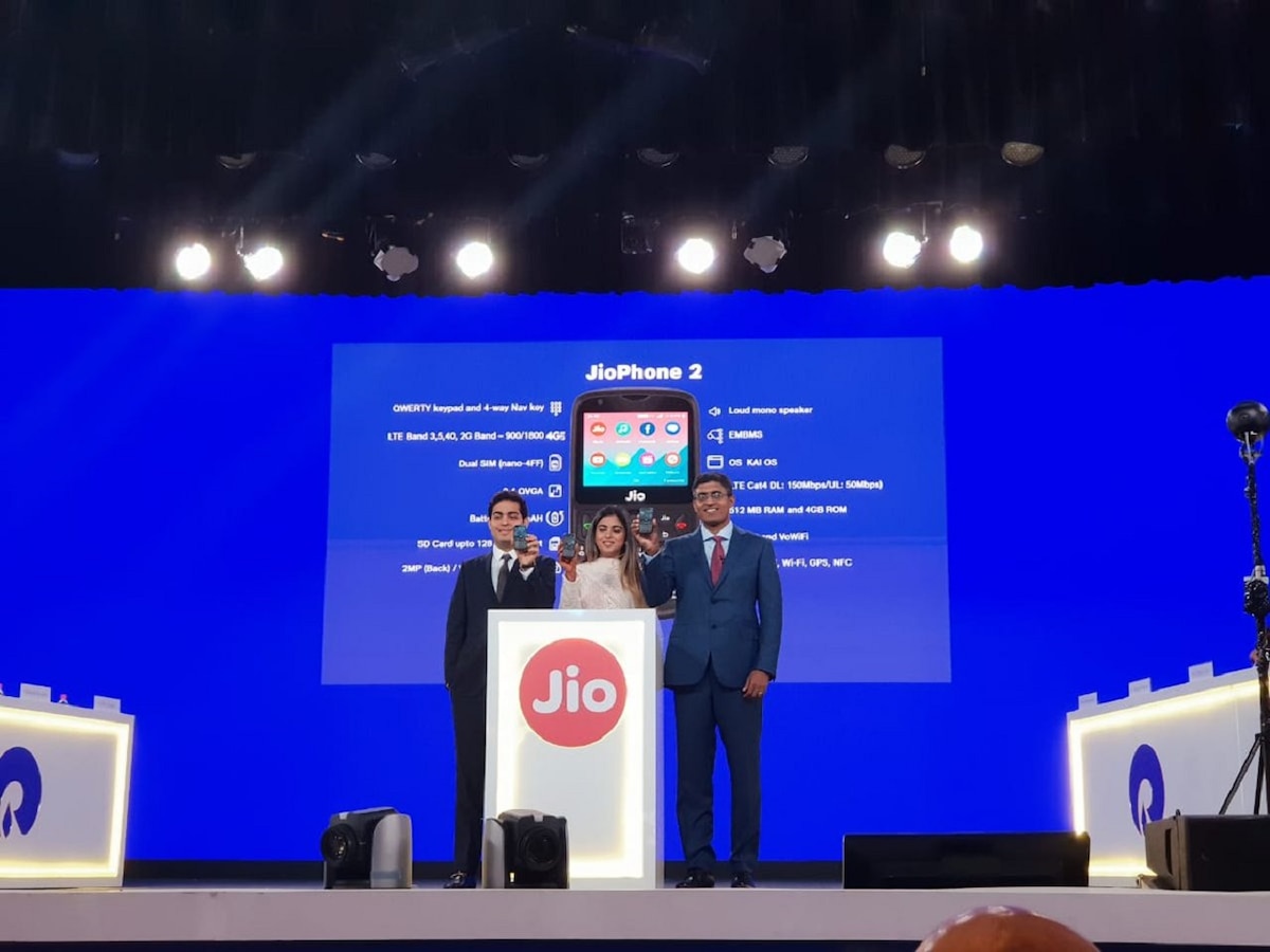 Mukesh Ambani's RIL launches JioPhone 2 loaded with Facebook, WhatsApp and Youtube app