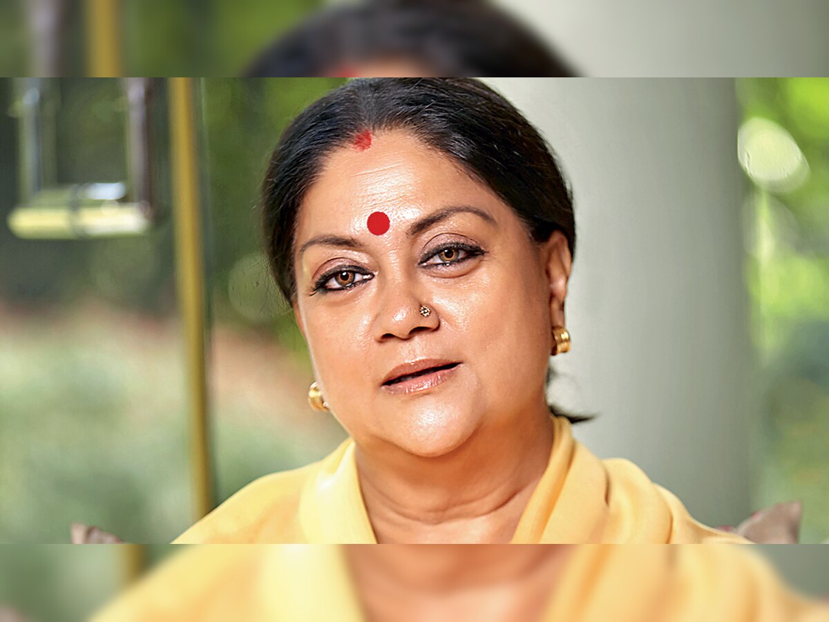 CM Vasundhara Raje inspects venue, checks out seating map