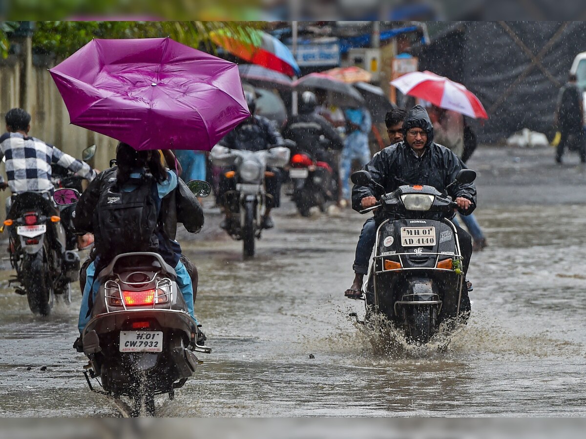 Watch: Heartwarming video of constable assisting elderly couple in Mumbai rains goes viral