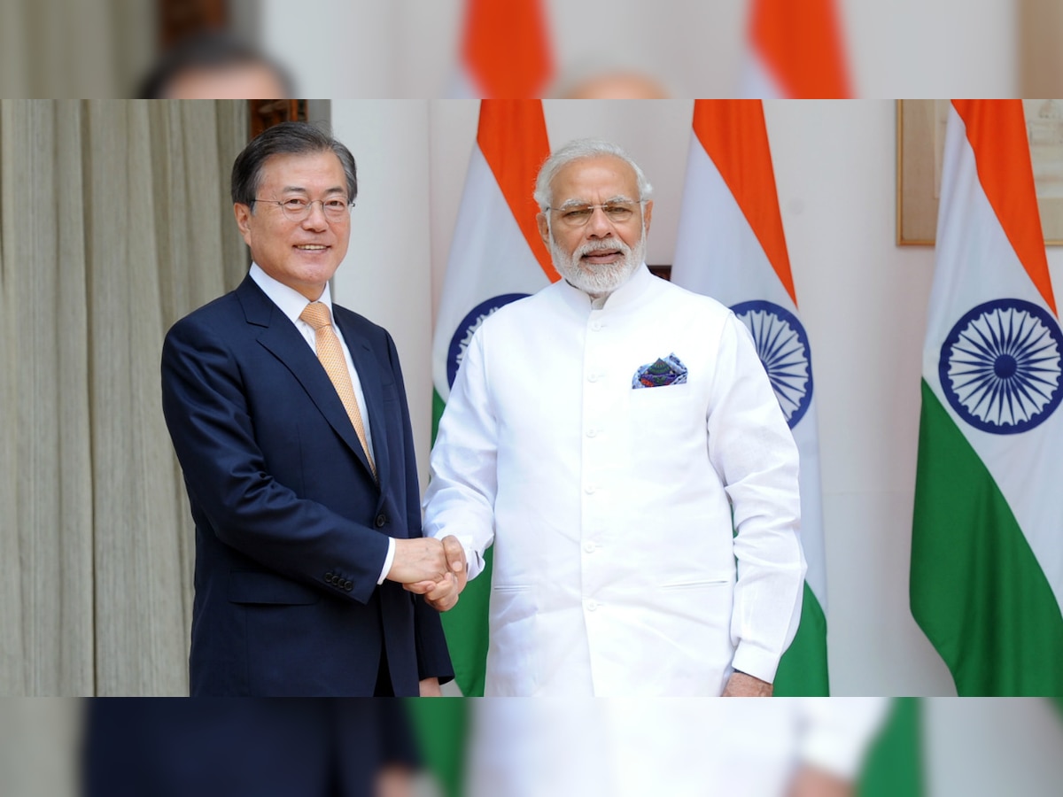 President Moon Jae-in lauds PM Modi, says his initiatives have helped strengthen India-Korea relations 