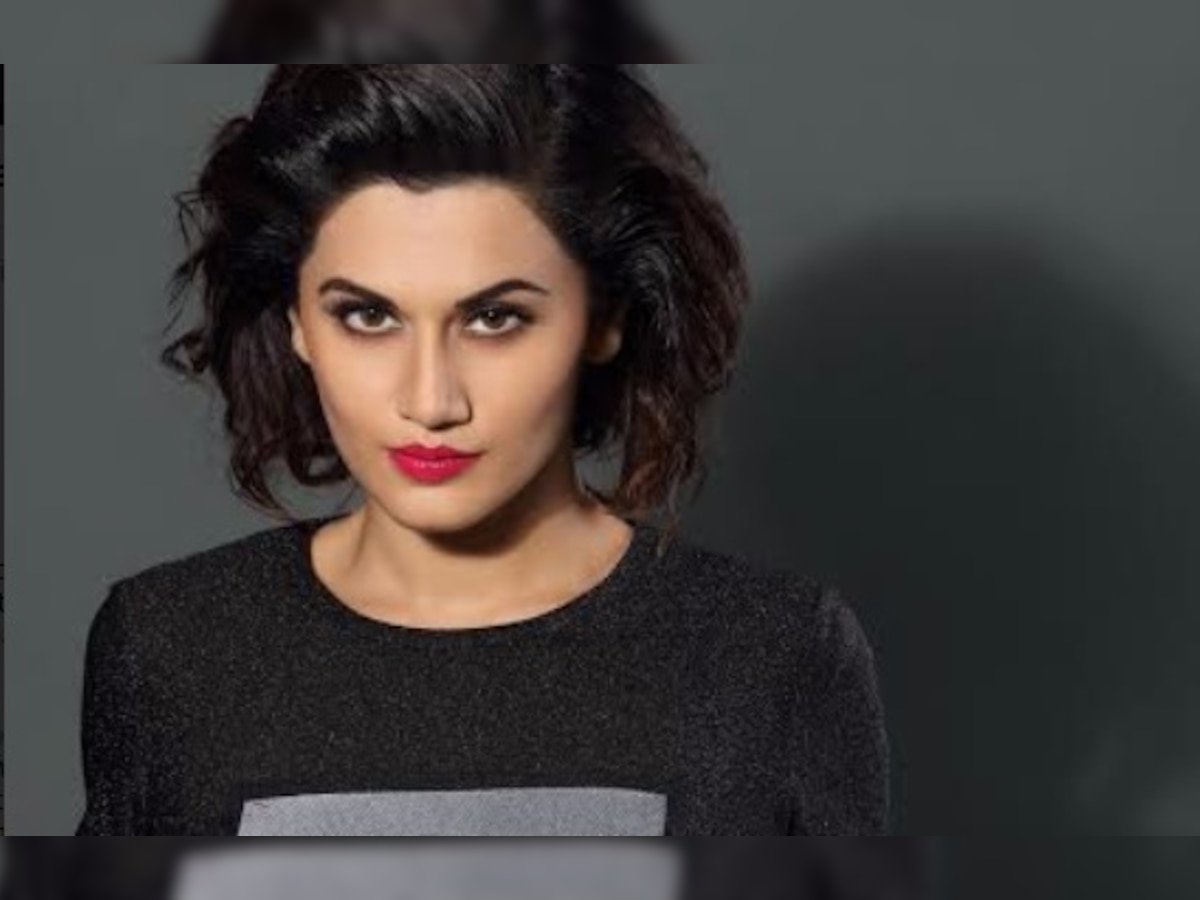 Taapsee Pannu receives the Best Actress award for her short film 'Nitishastra'