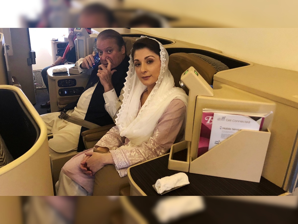 Pakistan's ex-PM Nawaz Sharif, daughter Maryam arrested at Lahore airport