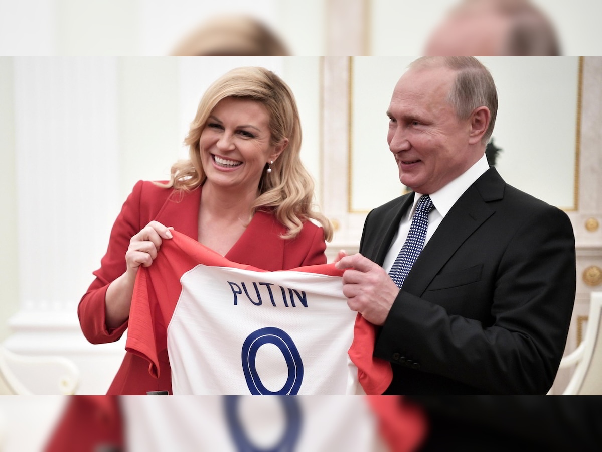 Watch: What happened when Croatian president Kolinda Grabar-Kitarovic met Vladimir Putin? 