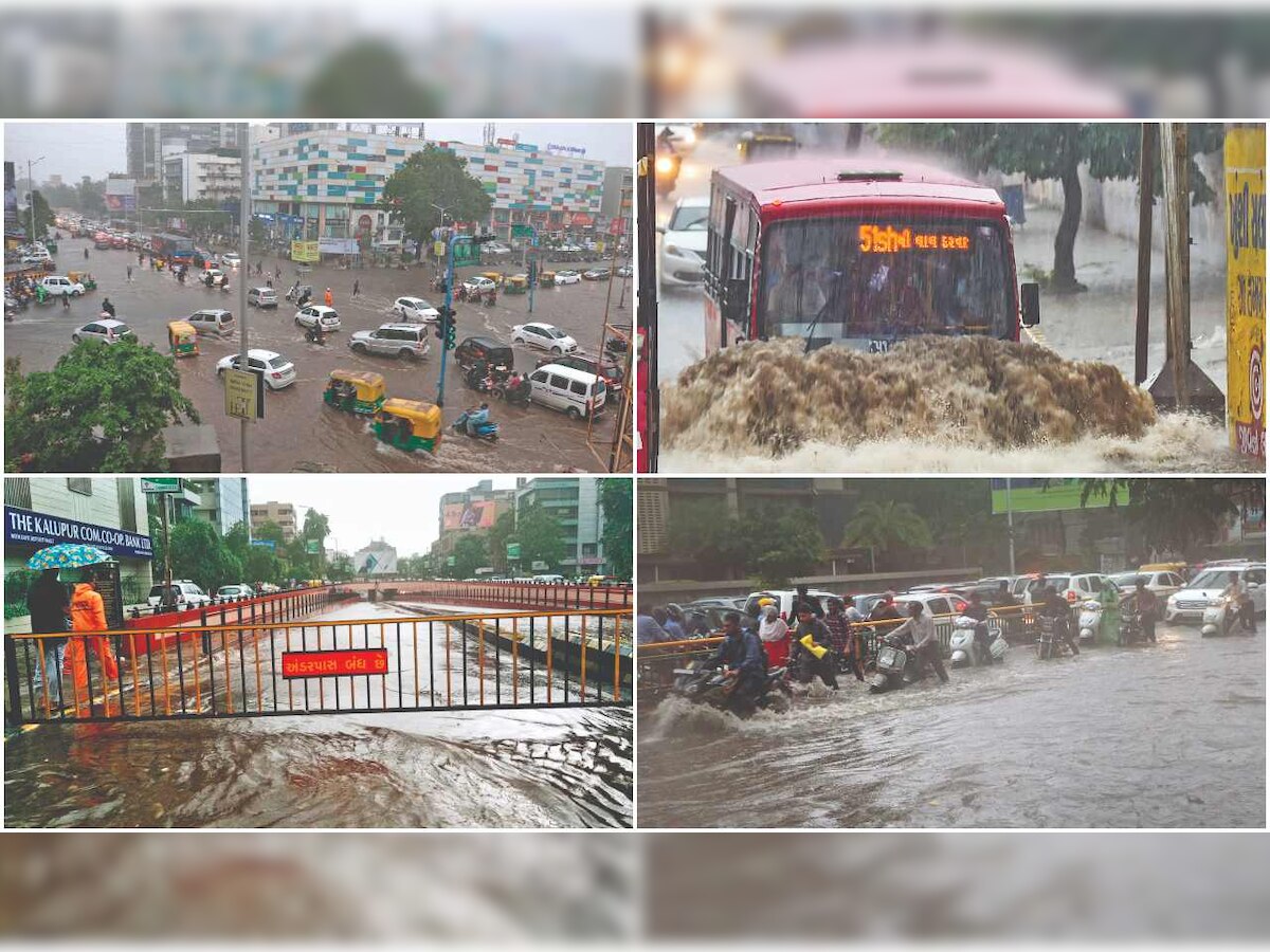 1st spell of rain drowns Ahmedabad