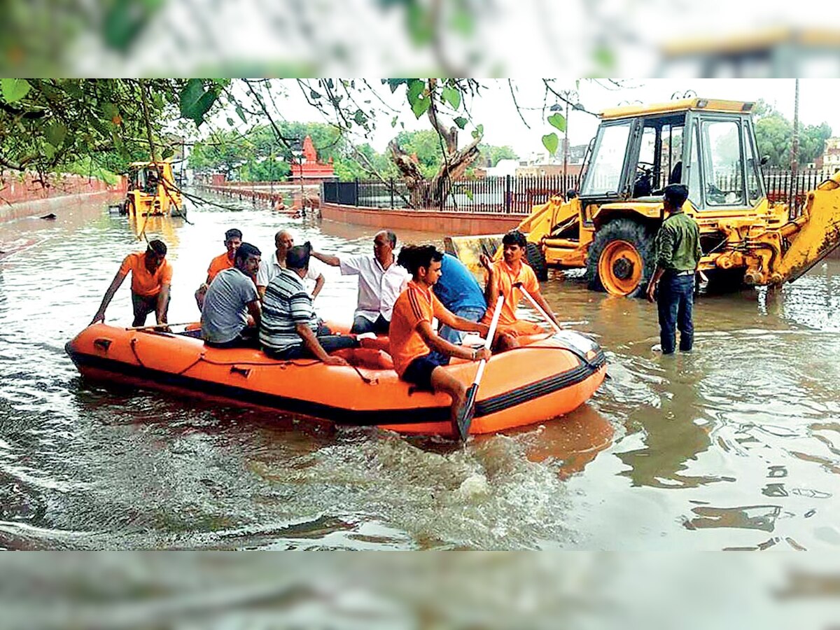 Flood-like situation: Over dozen districts record 20% above normal rainfall in Rajasthan