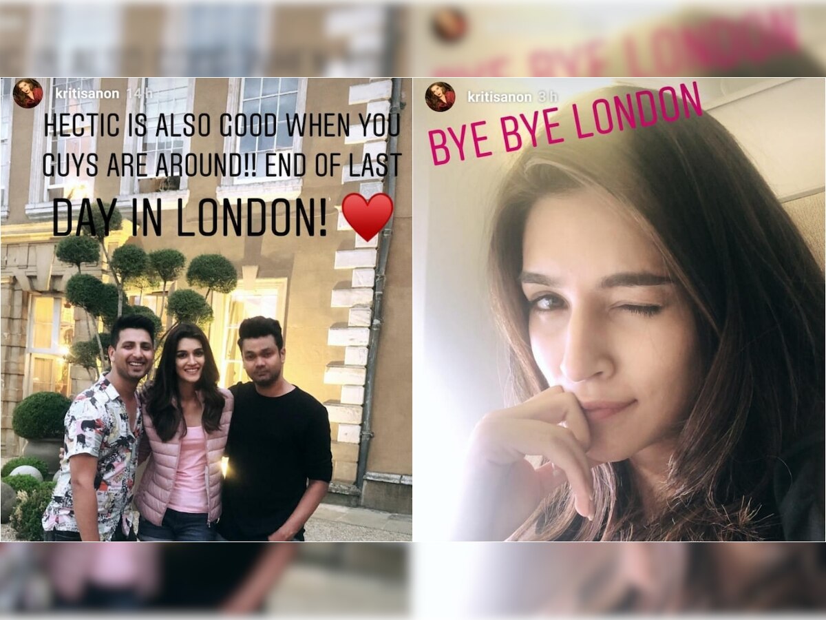 After wrapping the first schedule of Housefull 4, here's why Kriti Sanon extended her London trip by a day