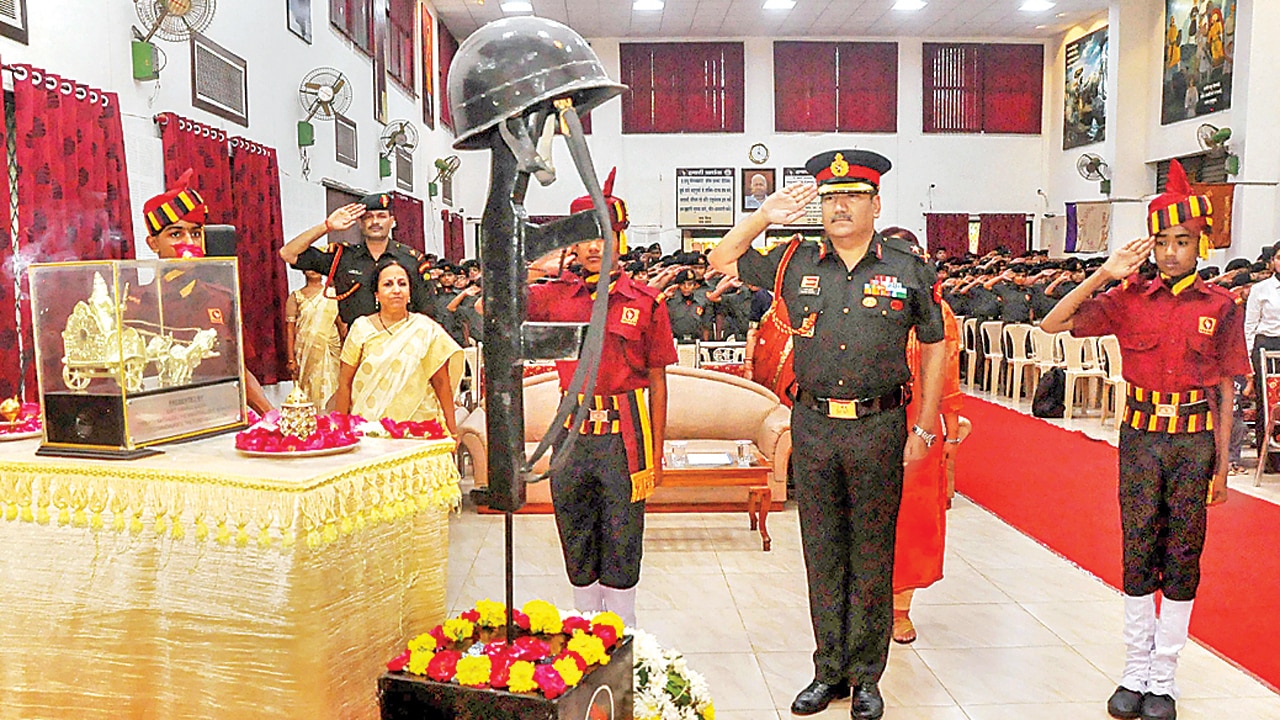 Army Chief Presents the President's Colours to Third Battalion the Naga  Regiment