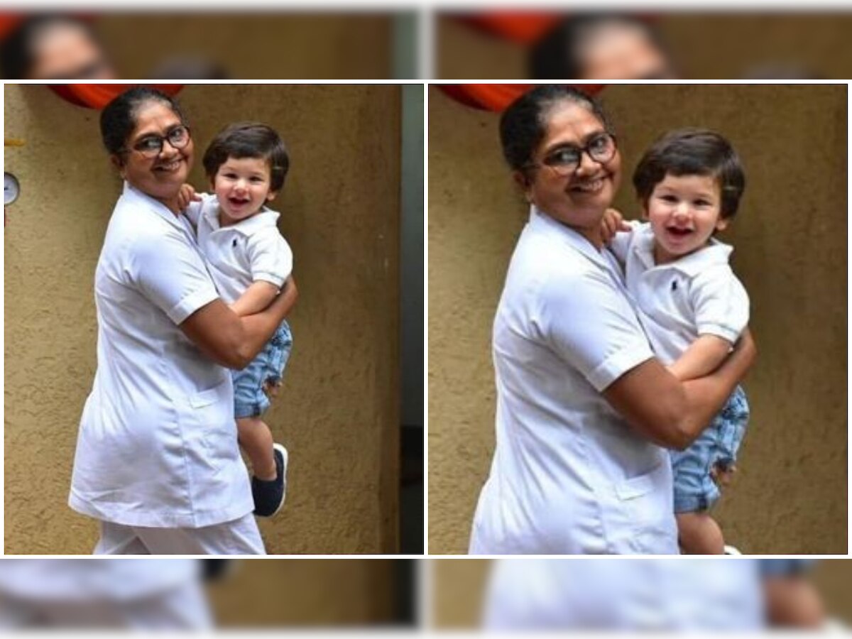 Watch: Taimur Ali Khan's laugh out loud moment with the paparazzi is too cute to miss