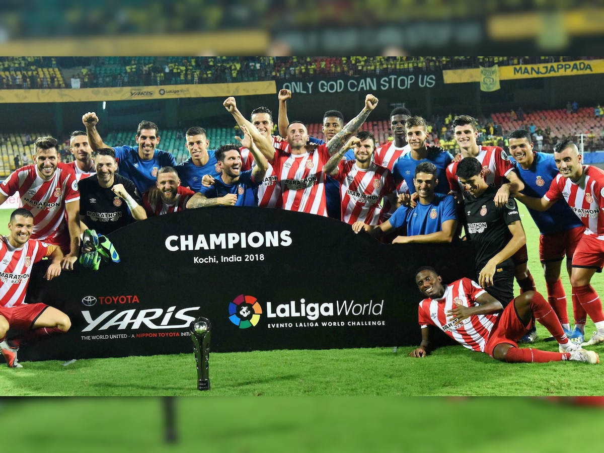 Girona FC thrash Kerala Blasters 5-0, win inaugural LaLiga World meet