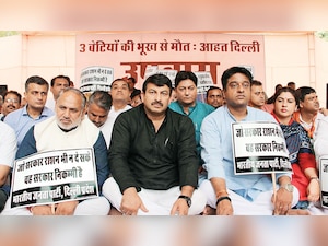 Jantar Mantar comes alive with BJP protest