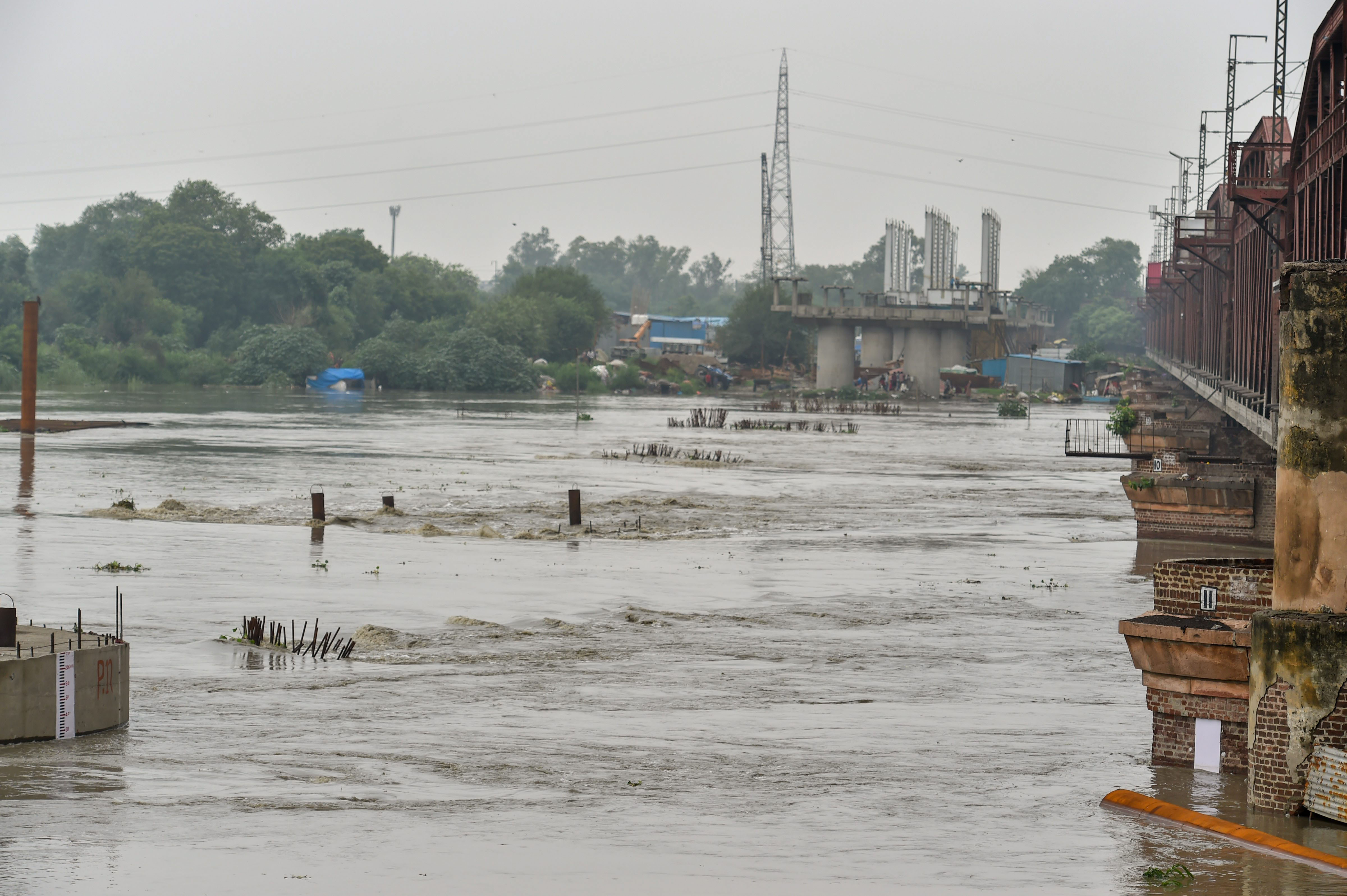 In Pics Delhi Flood Alert Yamuna water level continues to flow above