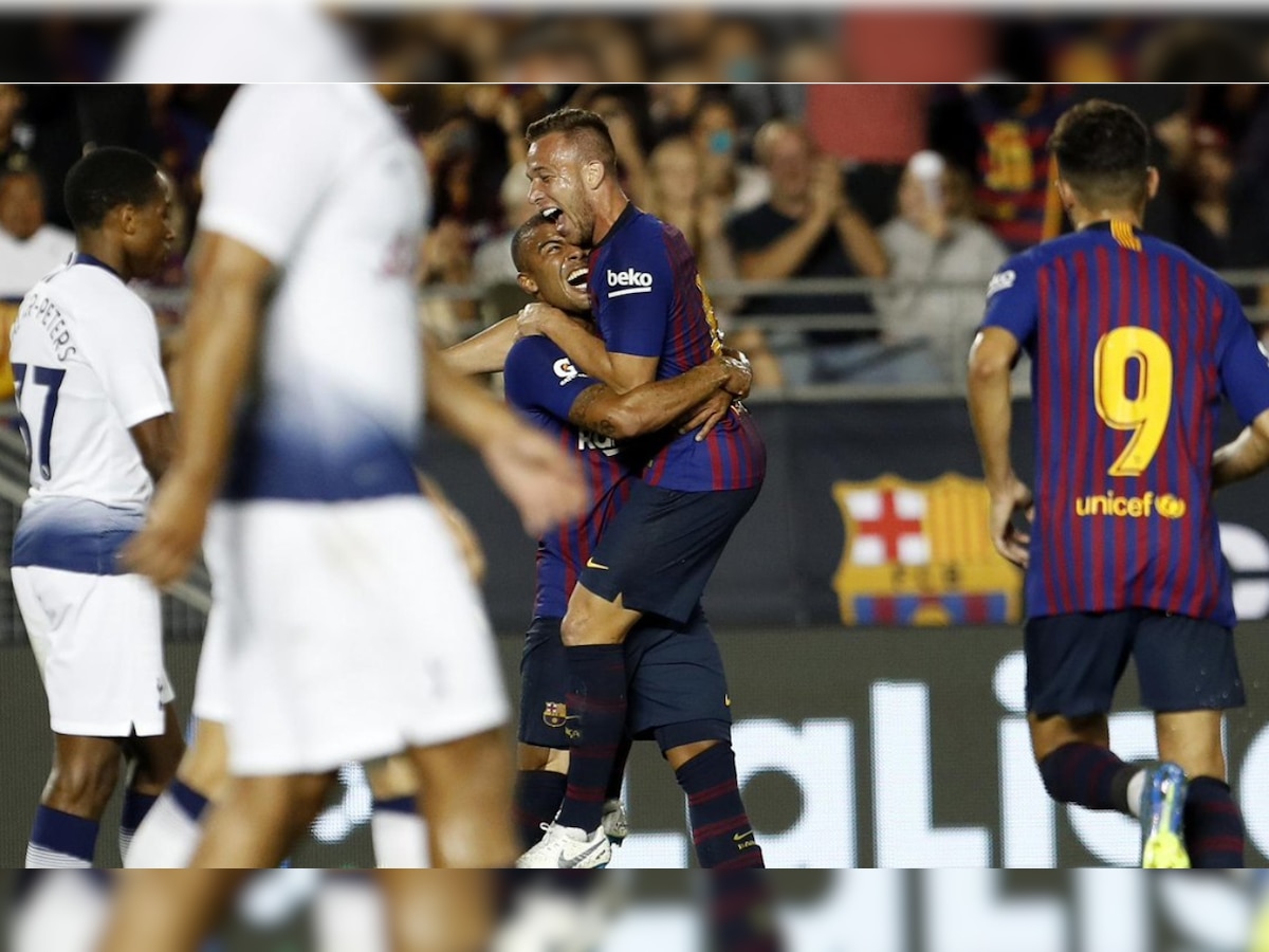 International Champions Cup: Barcelona topple Tottenham on penalties after 2-2 draw