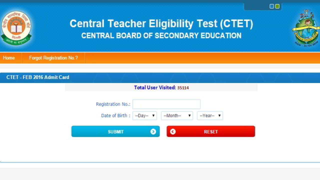 Online Application For Central Teacher Eligibility Test Begins Tomorrow ...