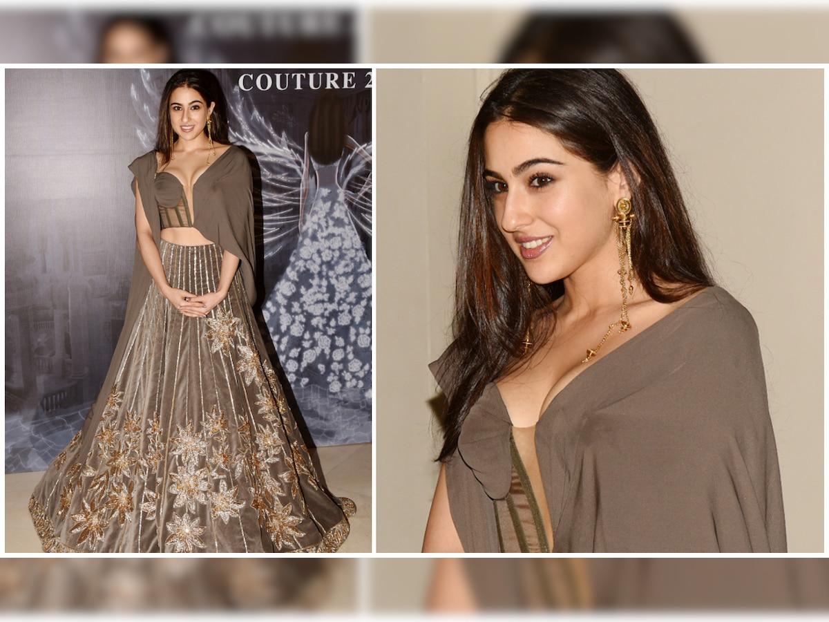 In pics: Sara Ali Khan turns heads as she walks the ramp at Manish Malhotra’s Couture 2018-19 