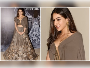 In pics: Sara Ali Khan turns heads as she walks the ramp at Manish  Malhotra's Couture 2018-19