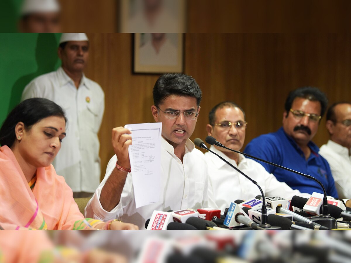 It’s question time: Sachin Pilot seeks answers from Vasundhara Raje