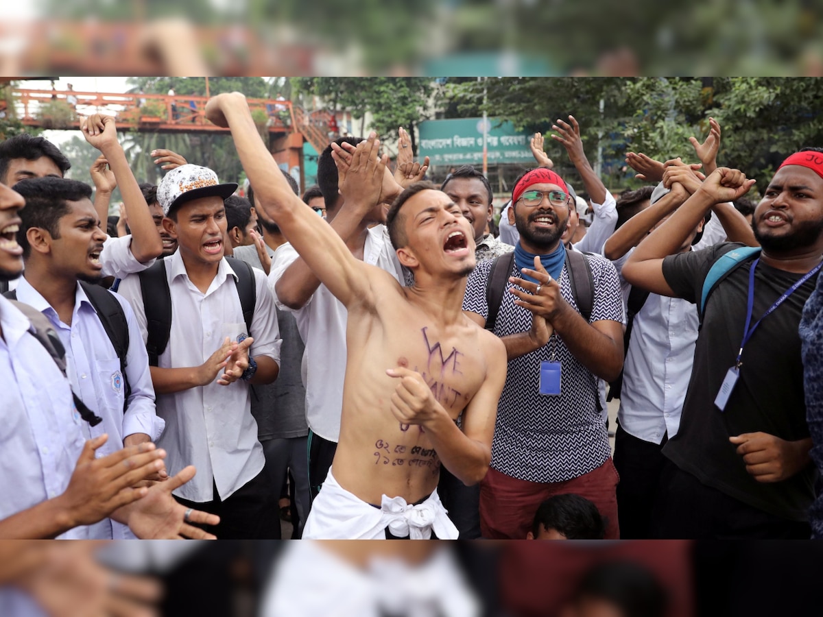 Dhaka paralysed as students continue protest for 7th consecutive day over reckless driving 