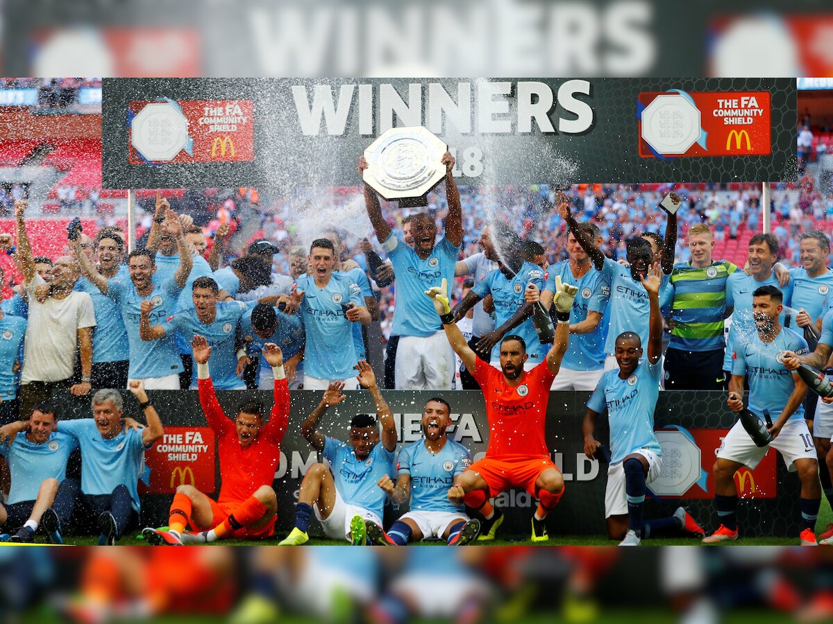 FA Community Shield: Aguero hits 200th Manchester City goal as Guardiola's side stroll past Chelsea