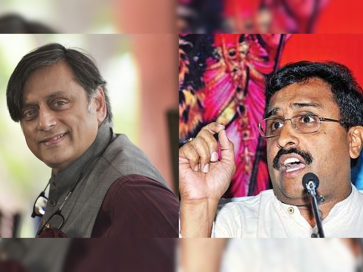 In his love for skullcap, Tharoor doesn’t mind insulting Nagas: Ram Madhav slams Congress MP