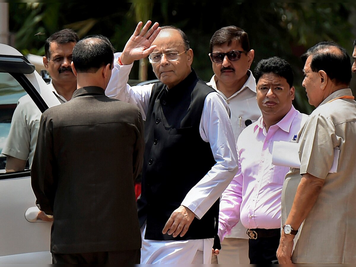 Jaitley attends RS for first time after renal transplant; Piyush Goyal says 'he's in good health'