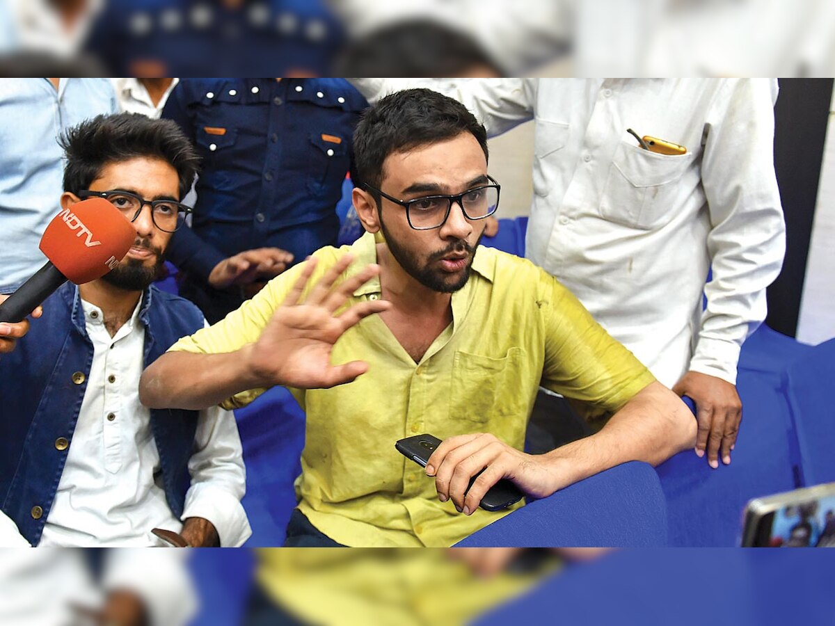 Two men claim responsibilty for attack on Umar Khalid