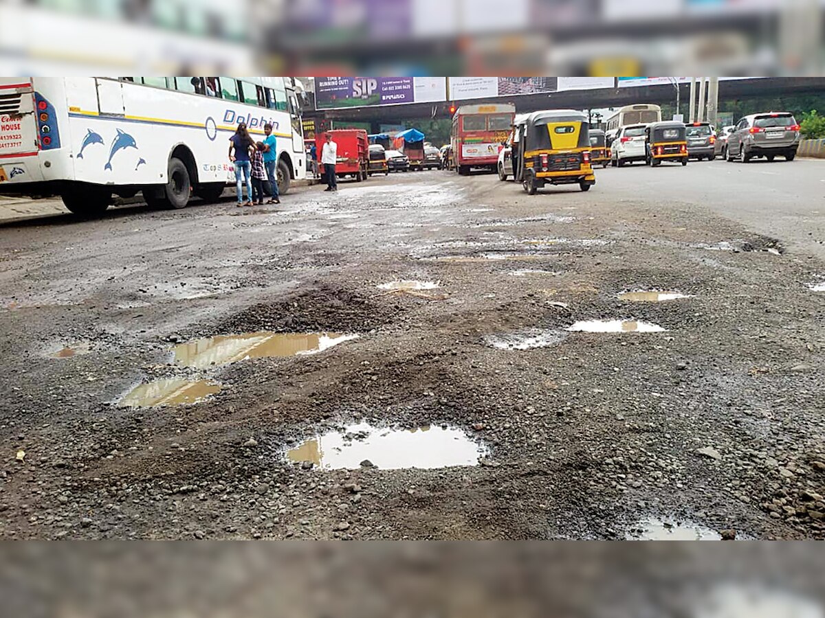 Potholes are back! Rains reopen craters in Thane & Kalyan