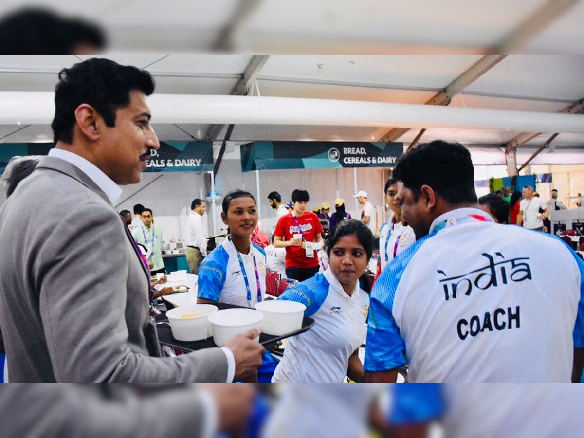 Winsome ways of Rajyavardhan Rathore: Minister wins hearts of sportspersons at Asian Games