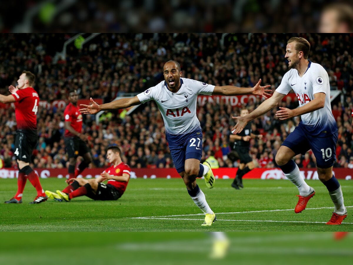 WATCH - Premier League: Lucas Moura helps Tottenham Hotspur thrash Manchester United at Old Trafford