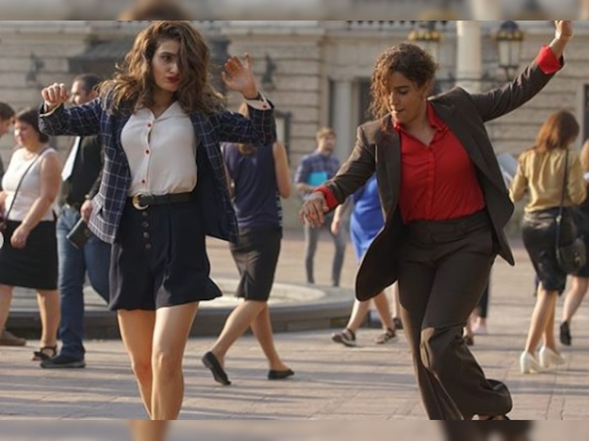 VIRAL: This video of 'Dangal' duo Fatima Sana Shaikh-Sanya Malhotra dancing on Europe streets is breaking the Internet!