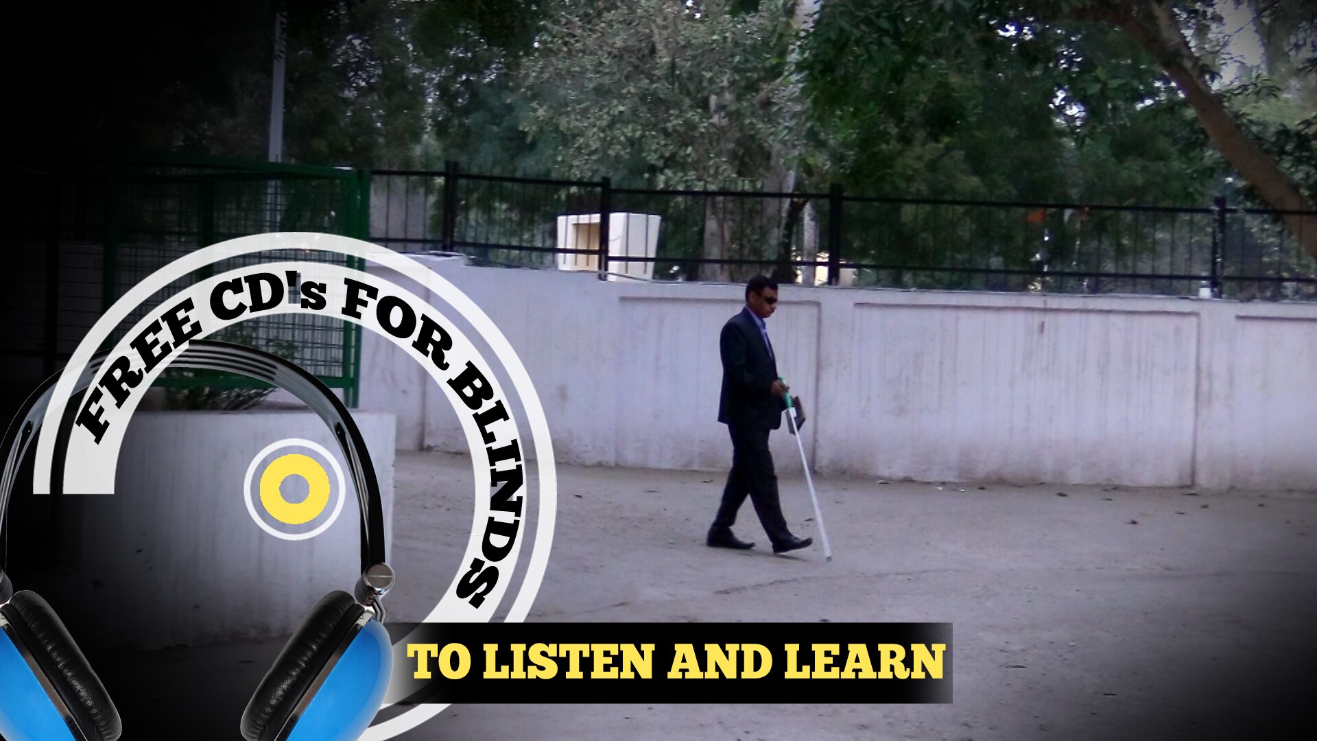 Free CDs of audio lessons to help blind students learn