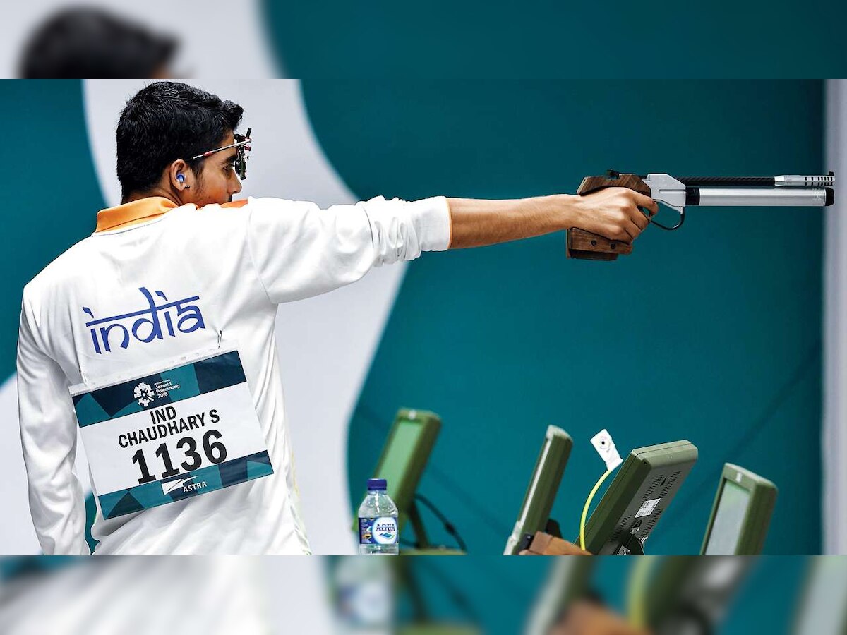 Saurabh Chaudhary breaks 10m Air Pistol Jr world record, bags gold medal at ISSF World Championships