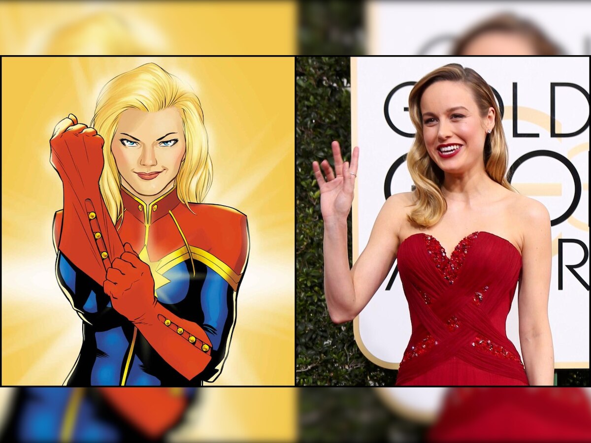 Brie Larson unveils first look as 'Captain Marvel'