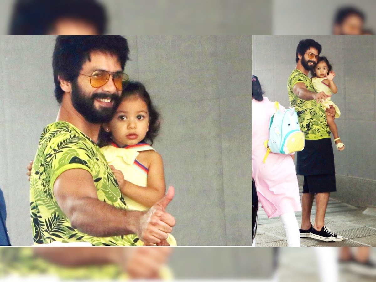 'Big sister' Misha reaches hospital along with Shahid Kapoor to meet baby brother and mom Mira Rajput 