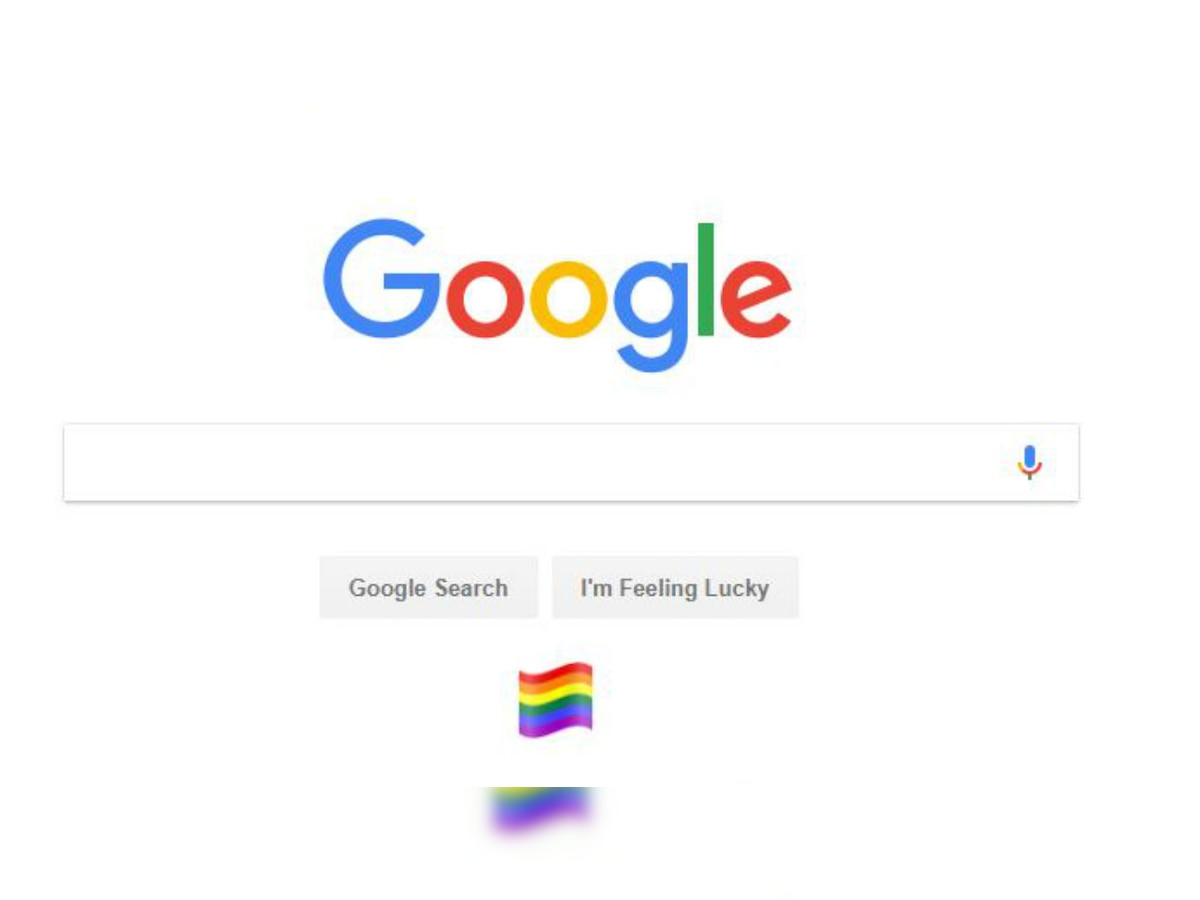 Google mostra bandeira gay no doodle