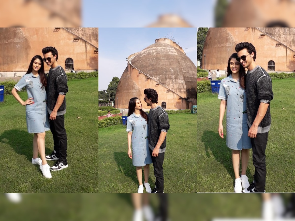 'Loveratri' couple Aayush Sharma and Warina Hussain visit Heritage site in Patna