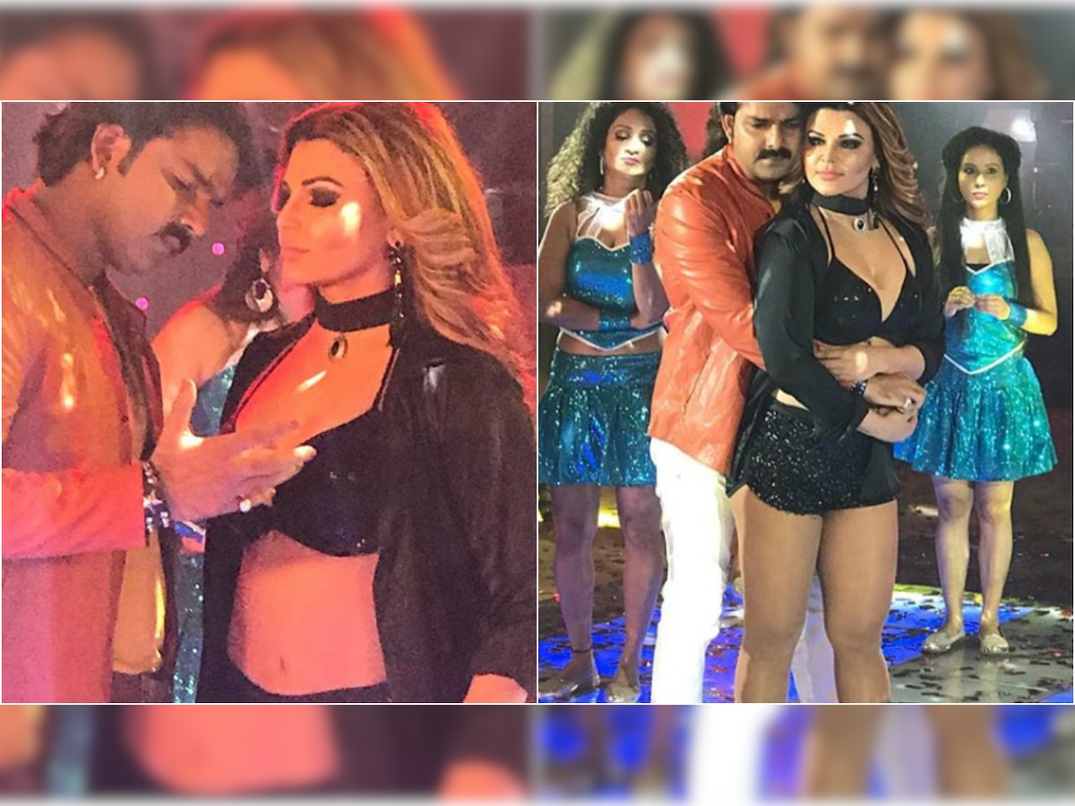 Videos: Bhojpuri star Pawan Singh's STEAMY dance with Rakhi Sawant is taking the Internet by storm, Watch