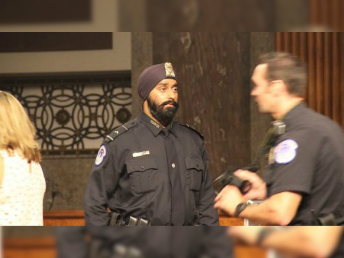  This man is first turbaned Sikh in US President's security team