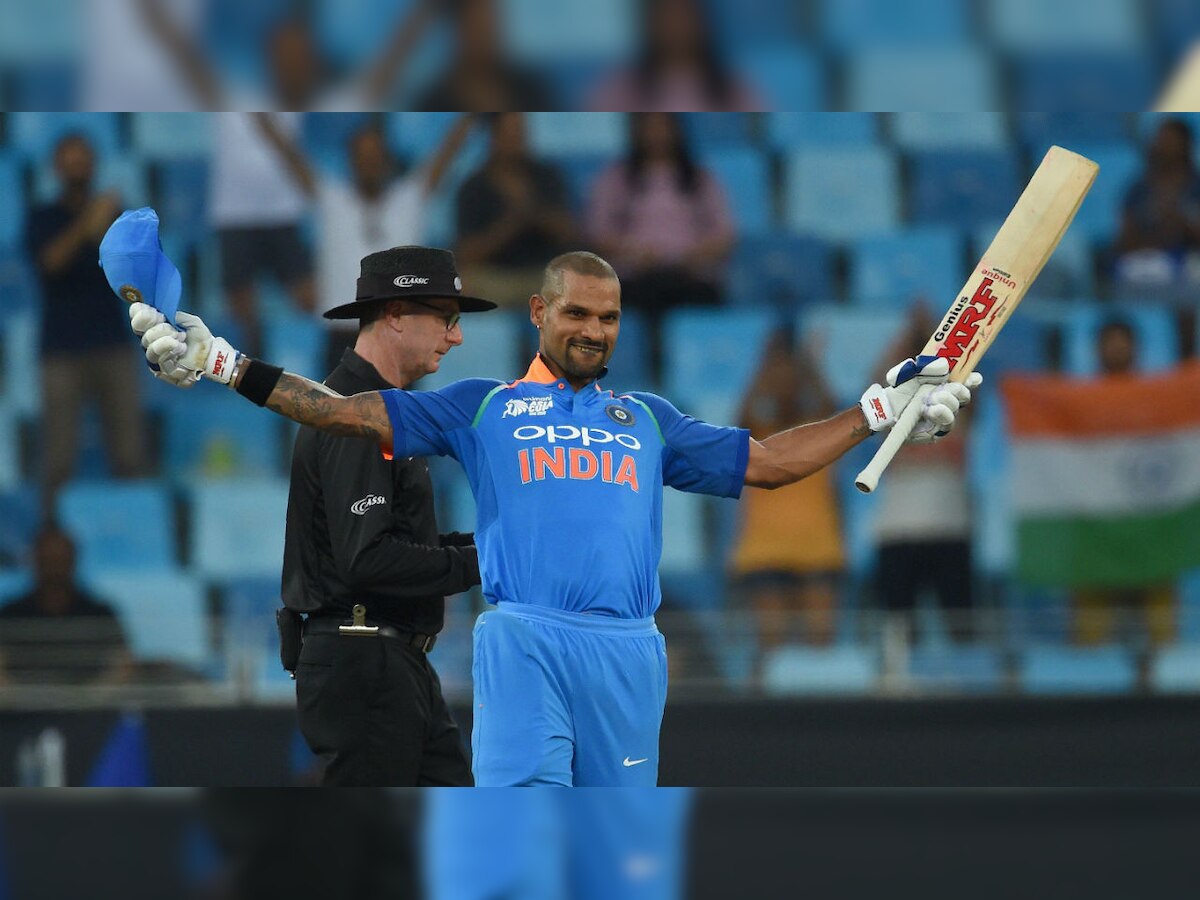 Asia Cup 2018, India vs Hong Kong: Shikhar Dhawan scores ton as India manage 285/7 on slow track