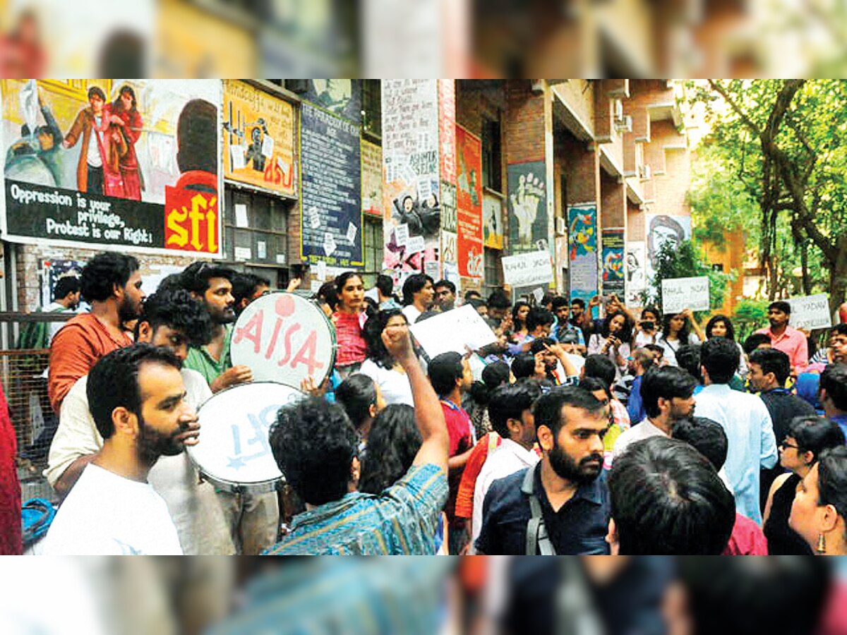 JNUSU president N Sai Balaji meets CM Arvind Kejriwal, denies alliance with CYSS